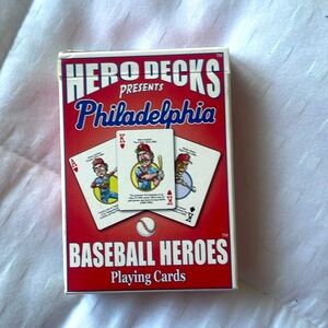 Phillies playing cards- never used
